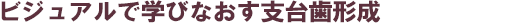 ビジュアルで学びなおす支台歯形成