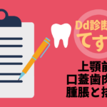 Dd診断力てすと『上顎前歯口蓋歯肉の腫脹と排膿』デンタルダイヤモンド 2024年6月号